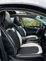 Nouvelle conception de housses de siège de voiture sport originales, surpiqûres en diamant, housses de siège de voiture en cuir sur mesure pour Audi A3 A4 A5 A6 A7 Q3 Q5 Q7