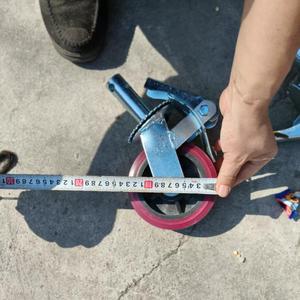 Xoay Jack cơ sở bánh với Coupler cho di động giàn giáo bánh xe Coupler thang & giàn giáo bộ phận - Product Image 5