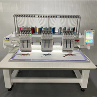 Machine à broder numérique à tête unique, à 2 têtes, à 12 têtes, machine à broder automatique pour casquettes, t-shirts, informatisée - Nouvelle pour un usage domestique