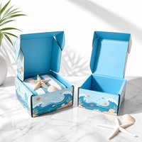Boîtes d'expédition en carton ondulé personnalisées pour cadeaux, aliments, produits culturels et créatifs, emballage écologique avec logo