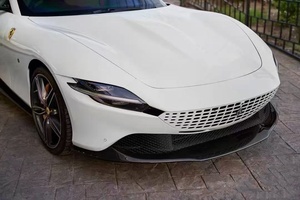 Kit carrosserie en fibre de carbone sèche pour <span class=keywords><strong>Ferrari</strong></span> Roma : Lame avant, diffuseur, spoiler, jupes latérales, pare-chocs Roma, pièces automobiles Roma - Product Image 5