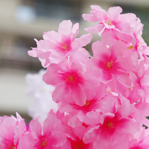 Branches de cerisier artificielles 70 cm multicolores, haute simulation, décorations pour mariage et maison - Product Image 2