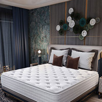 Matelas à ressorts ensachés à bas prix, matelas à ressorts ensachés King Size, matelas d'hôtel OEM personnalisé, matelas simple enroulable dans une boîte