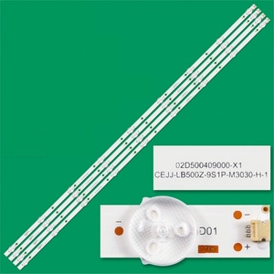 Tiras de Retroiluminación LED para TV HX-NO.2223 02D500409000-X1 CEJJ-LB500Z-9SIP-M3030-H-1 para TV de 50 Pulgadas 50PUF6033, Barra LED de 969 mm - Product Image 1