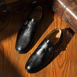 Men's shoes - 2025 autumn new style leather shoes, fashionable British style, casual trendy, business formal. Mengke shoes. - Product Image 2