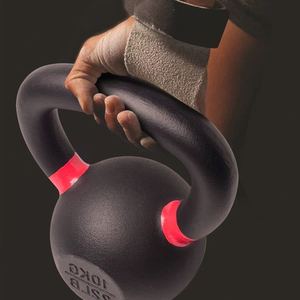 Nouvelle arrivée : Kettlebell noir gravité, revêtement poudré - Product Image 4