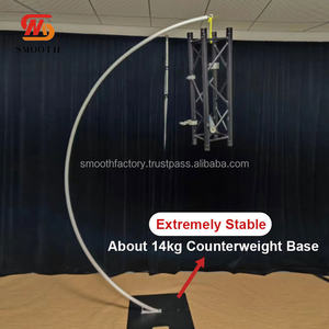 Support de lustre de mariage lisse, décoration de fond de table, support de lustre de sol - Product Image 2