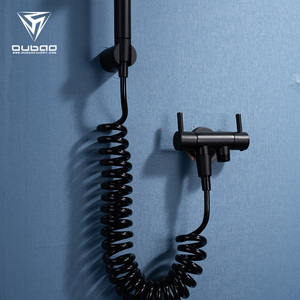 Отель клапан черный кран Туалет Вложение воды Ручной Биде опрыскиватель - Product Image 5