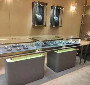 Tùy chỉnh in chất lượng hiện đại cửa hàng bán lẻ thiết kế sang trọng Đồ trang sức gỗ kiosk truy cập cho kiosk hiển thị - Product Image 6