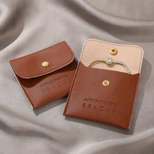 Boîte à bijoux en carton de haute qualité, pochette à pression en PU, emballage personnalisé pour tiroir à bijoux, pour vos objets précieux, Ele Queen - Product Image 5