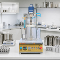 Mini mélangeur sous vide à 1 flacon en acier inoxydable pour poudre d'investissement, machine de mélange pour bijoux