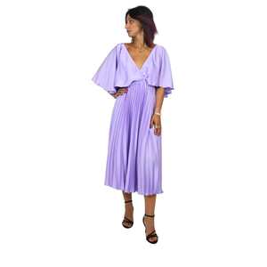 Elegante abito nero 53538561 alla moda solido per le donne volant increspato uno si adatta XS-6XL per feste formali uso quotidiano primavera - Product Image 2