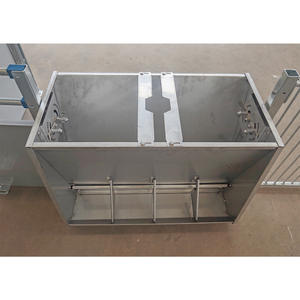Système d'alimentation en acier inoxydable de haute qualité Mangeoire automatique Mangeoire pour porcs double face - Product Image 1