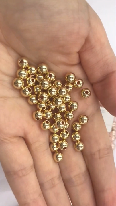 Shop Our Bulk 2mm-6mm Gold Plated Beads for Jewelry Making