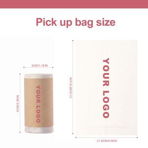 Sacs à déjections canines à base végétale, 30 rouleaux, boîte de présentation pour magasin de détail, OEM, faible MOQ - Product Image 2