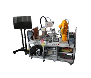 Sistema industrial de treinamento de habilidades robô, equipamento de treinamento educacional para robô, equipamento didático, profissional, DLDS-3512