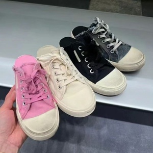 Popular Luxurious Design Shoes Fashionable Trend Walking <b>Canvas</b> Shoes Man And Woman Classic Vintage Breathable Blue Scuffed Shoe - Product Image 2