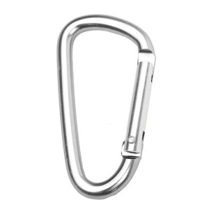 Mousquetons en alliage d'aluminium en forme de D, 5 tailles, crochets à dégagement rapide pour sacs, bagages, accessoires de voyage - Product Image 2