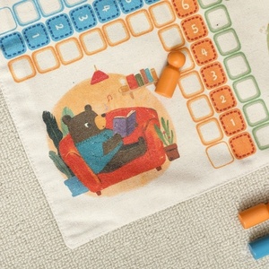 Juego <span class=keywords><strong>de</strong></span> mesa portátil <span class=keywords><strong>de</strong></span> lona <span class=keywords><strong>de</strong></span> doble cara, juego <span class=keywords><strong>de</strong></span> ganso y Ludo, con peones y <span class=keywords><strong>dados</strong></span> <span class=keywords><strong>de</strong></span> madera, juguete <span class=keywords><strong>de</strong></span> viaje para niños y adultos - Product Image 5