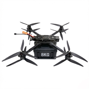 Dron FPV de fibra de carbono de 10 pulgadas con control remoto, carga útil de 8 kg, alcance de 10 km, cámara HD 8K, motor sin escobillas, conjunto completo de dron de carreras. - Product Image 2