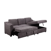Hochwertiges Attraktives 2-Sitzer Chaiselongue-Design Armlehnen-Wohnzimmersofa Ecksofa Schlafsofa