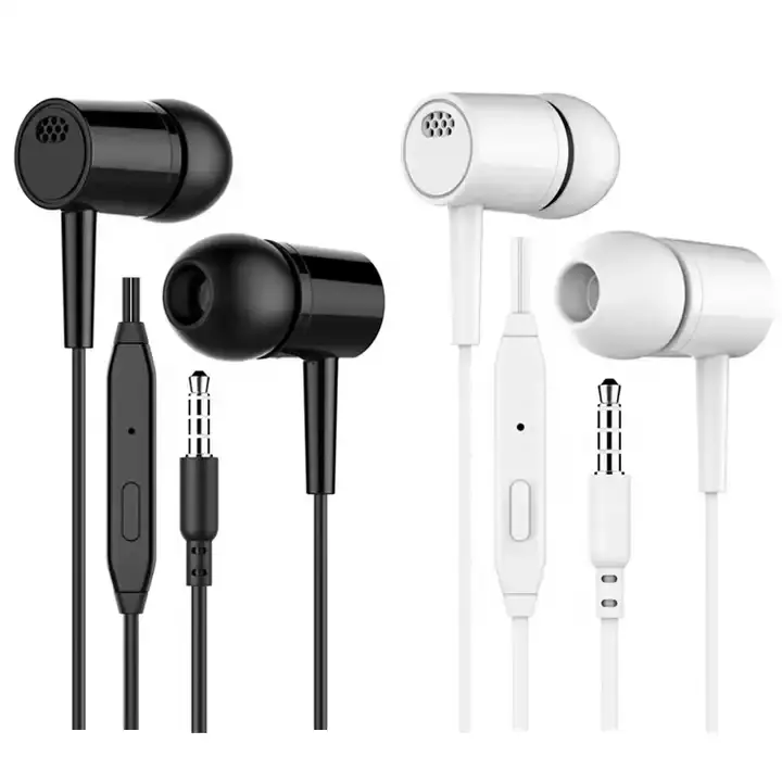 Cheap Price D21 Wired Headphones In Ear Wired Earphone with Mic Sport Headphones Game Stereo Promotion Wired Earphones Earplugs