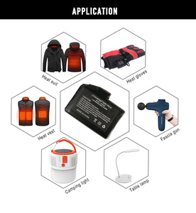 654060 2S 2000mah li-ion battery 7.4v for warm gloves - Product Image 5