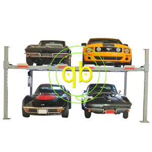 Bốn Bài 2 Cấp Đôi Xe Ô Tô thủy lực rộng bãi đậu xe hệ thống thang máy xe cơ khí dọc nhà để xe thiết bị Palăng nền tảng thang máy - Product Image 2