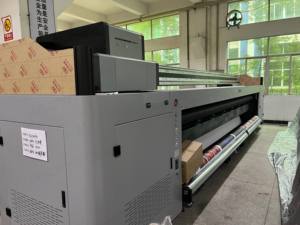 เครื่องพิมพ์ยูวีแบบม้วนต่อม้วนขนาดใหญ่ 5.2 เมตร รุ่นใหม่ อัตโนมัติ พร้อมหัวพิมพ์อุตสาหกรรม Konica สำหรับงานพิมพ์ป้ายโฆษณา - Product Image 5