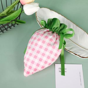 <b>Easter</b> Party Supplies Carrot Shaped Drawstring Treat <b>Gift</b> <b>Bags</b> - Product Image 2