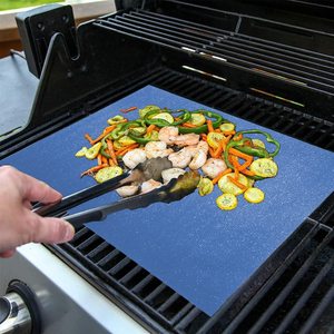 Amazing Selling Customized Blue Orange Green BBQ <b>Grill</b> Mats <b>Grill</b> Mat for Outdoor <b>Grill</b> Silicone Baking Mat <b>Cooking</b> - Product Image 6