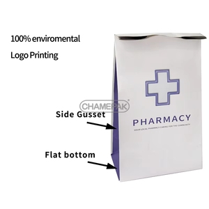 Sacs en papier personnalisés, sacs cadeaux, sacs écologiques pour <span class=keywords><strong>pharmacie</strong></span>, avec matériau kraft, sacs de shopping - Product Image 4