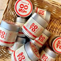 Boîte à matcha en métal japonaise ronde mate de luxe vide de 30 g, scellée et étanche à l'air