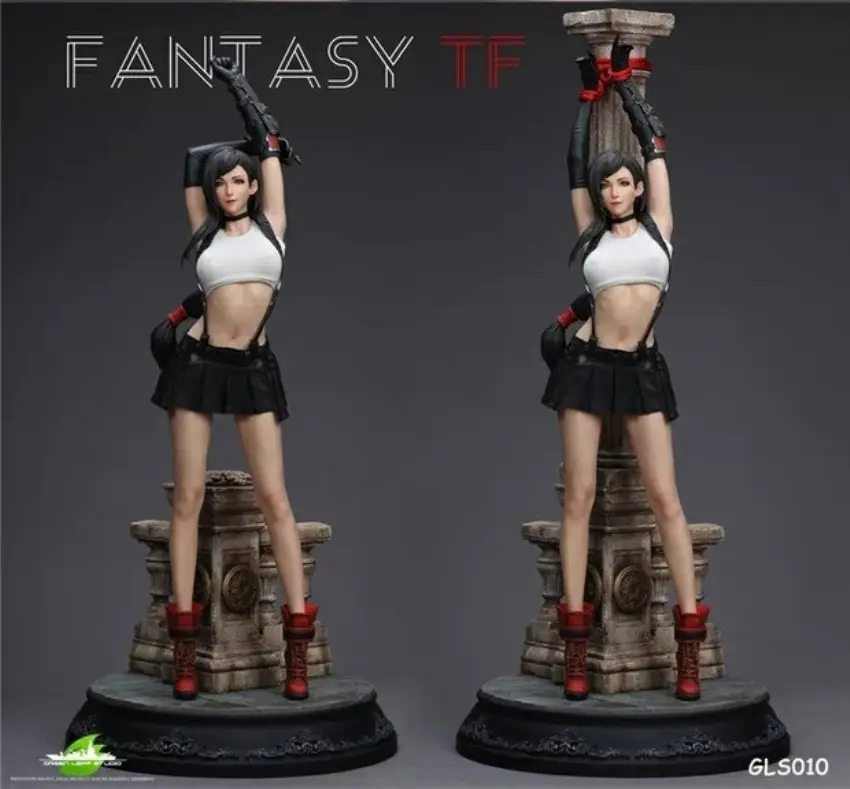 Japan Anime GK Green Leaf Tifa 1:4 remade action figure for collection