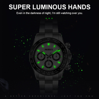 Montre sport de luxe de haute qualité pour homme, avec logo personnalisé, bracelet en acier inoxydable, étanche, nouvelle collection.