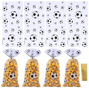 Bolsas <span class=keywords><strong>de</strong></span> Plástico Transparente OPP con Temática <span class=keywords><strong>de</strong></span> Fútbol para Dulces y Regalos, con Cierres <span class=keywords><strong>de</strong></span> Alambre para Fiestas <span class=keywords><strong>de</strong></span> Cumpleaños y Eventos Deportivos - Product Image 6