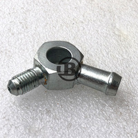 BOOST New S6K (tubo de retorno de aceite del inyector) de tres vías para piezas de excavadora de motor Mini accesorios de excavadora