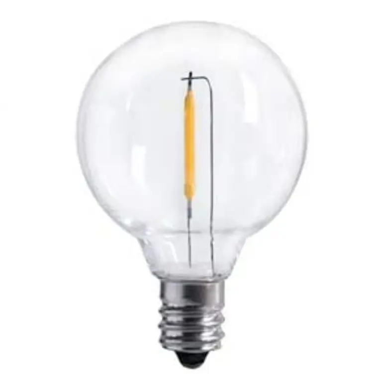 UL E12 120V Edison Filament G40 Bruchs ichere LED-Ersatz lampe für Retro-Beleuchtung