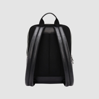 Sac à dos en cuir Saffiano personnalisé avec logo, décontracté, fin, anti-RFID, grande capacité, pour ordinateur portable, voyages d'affaires, pour hommes