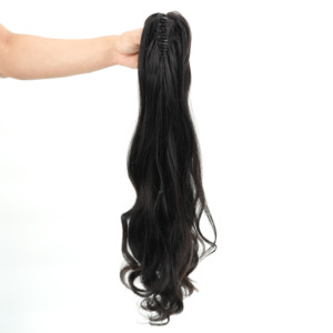 Extensiones de Cabello Remy Indio al por Mayor, Clip de Garra, 100% Cabello Humano, Ondulado, Cola de Caballo de Alta Calidad, Sin Caída, Uso Diario - Product Image 2