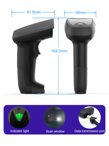 Lecteur de codes-barres 1D 2D filaire, lecteur de codes-barres 2D avec capteur CMOS, interface USB, lecteur de codes QR pour POS, supermarché, entrepôt GT-1800W - Product Image 2