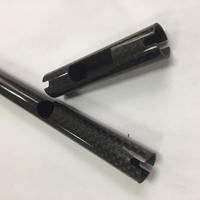 Tube en fibre de carbone 3K, découpe sur mesure pour perche de cerf-volant, tige de flèche, trépied photo