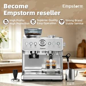 Empstorm 21M Professional <b>Espresso</b> Coffee Machine with Adjustable Bean-to-<b>Cup</b> for Household and Hotel Use - Product Image 1