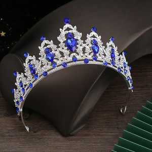 Corona <span class=keywords><strong>de</strong></span> Reina y Tiaras <span class=keywords><strong>de</strong></span> Princesa para Mujer, Diademas <span class=keywords><strong>de</strong></span> Cristal para Novia, Princesa para Boda y Fiesta - Product Image 4
