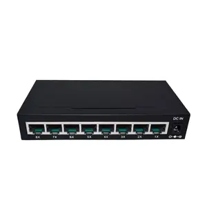 Tplink-caja de Metal para RED, Lan Gigabit, 8 puertos, 10/100/1000Mbps, Giga, interruptor Ethernet no gestionado