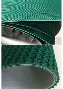 Venta Directa de Fábrica, Banda Transportadora Antideslizante con Patrón de Césped de PVC Estándar OEM de UNI Belting, para Imprentas, 3000 mm de Ancho, 5.0 mm de Grosor - Product Image 4