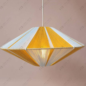 Lampe suspendue moderne en forme de diamant, 600, 700, 800mm, carrée, à incandescence, pour salon, salle à manger, hôtel, villa - Product Image 2