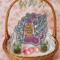 Broche originale de style dessin animé, lampe de mineur, fleur, herbe, anglaise, exquise, créative, polyvalente, tendance de la mode, accessoires pour vêtements, chapeaux