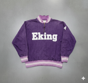 Lettere personalizzate 3D stampa a sbuffo <span class=keywords><strong>viola</strong></span> <span class=keywords><strong>felpa</strong></span> peso massimo collo finto personalizzato quarto Zip felpe felpe con cappuccio per <span class=keywords><strong>uomo</strong></span> - Product Image 1