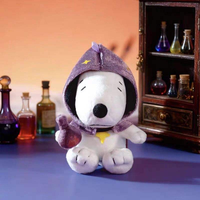 Nouveau lot en gros 100% authentique 6 pièces/boîte Snoopyed Prank Party Series Blind Box Mignons porte-clés et breloques de sac en peluche pour Halloween 14+